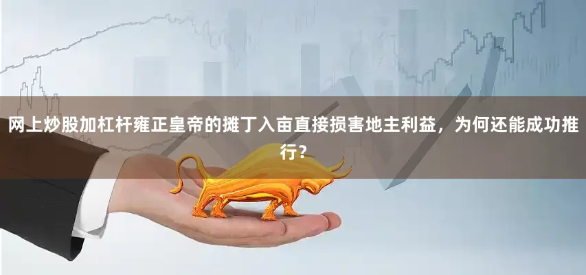 网上炒股加杠杆雍正皇帝的摊丁入亩直接损害地主利益，为何还能成功推行？